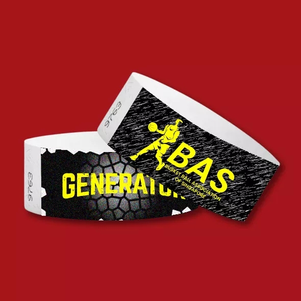 1-inch paper wristbands Full color – The Ultimate Promotional Tool