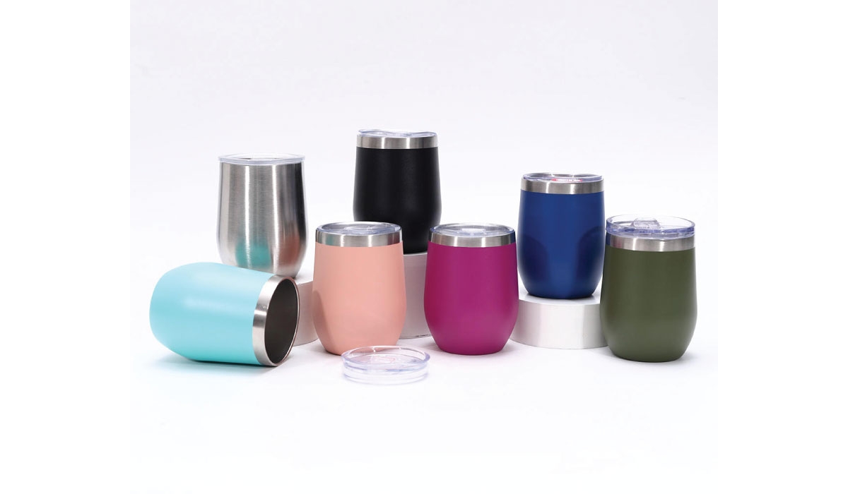 Eggy Double Wall Stainless Steel Mug with Lid