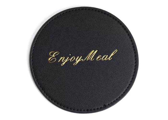 Leather coaster