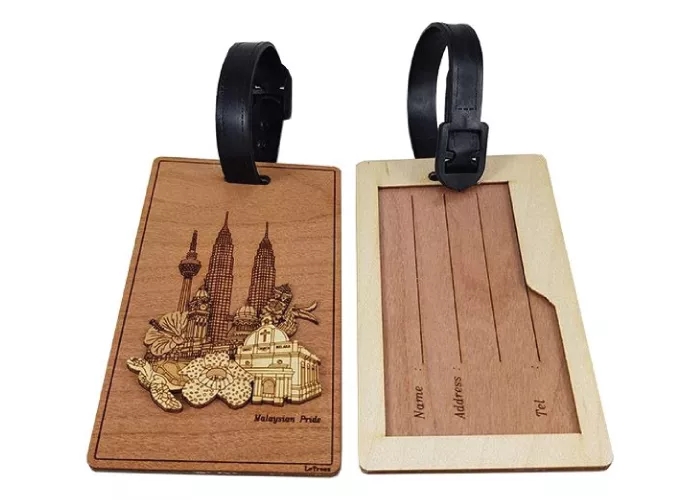 Wooden  Luggage tag