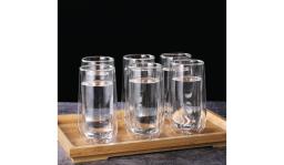 270ml Double Wall Glass Mug
