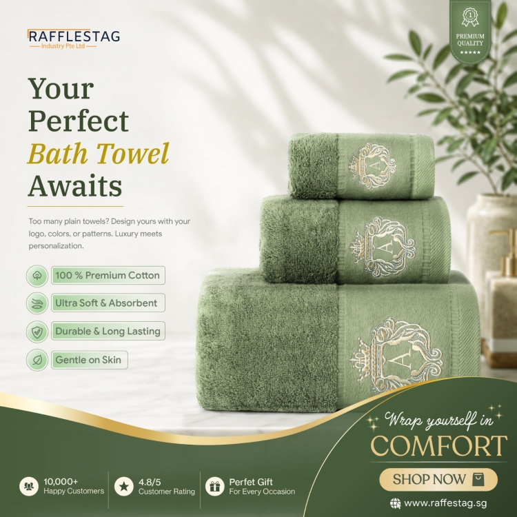 Custom Bath Towels – Everyday Luxury With Your Brand