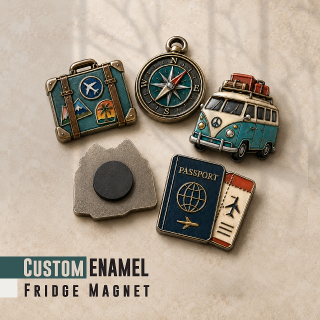 Custom Enamel Fridge Magnet