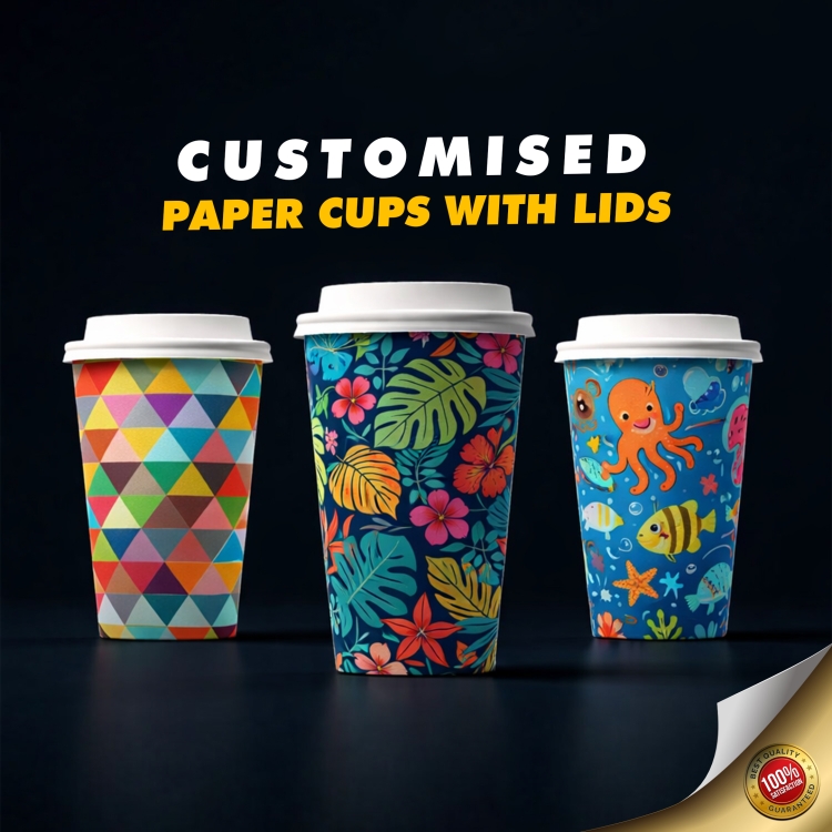 Custom Paper Cups with Lids