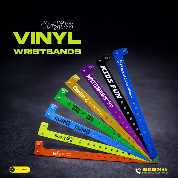 L-shape Vinyl Wristbands