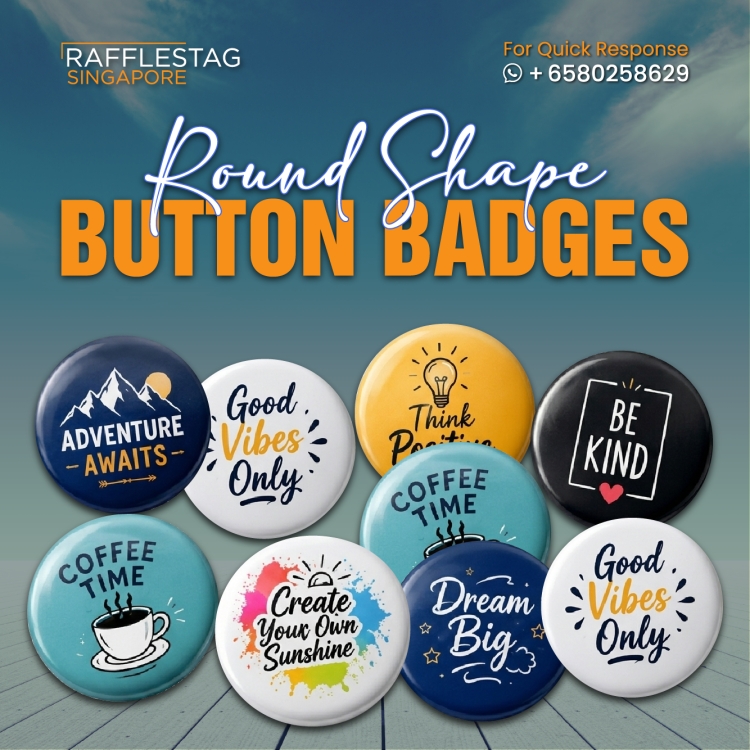 Round Shape Button Badges