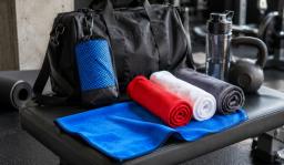 Microfiber Sports Towel in a Pouch