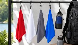 Microfiber Sports Towel in a Pouch