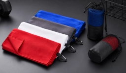 Microfiber Sports Towel in a Pouch