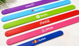 Self-Wrapping Slap Wristbands