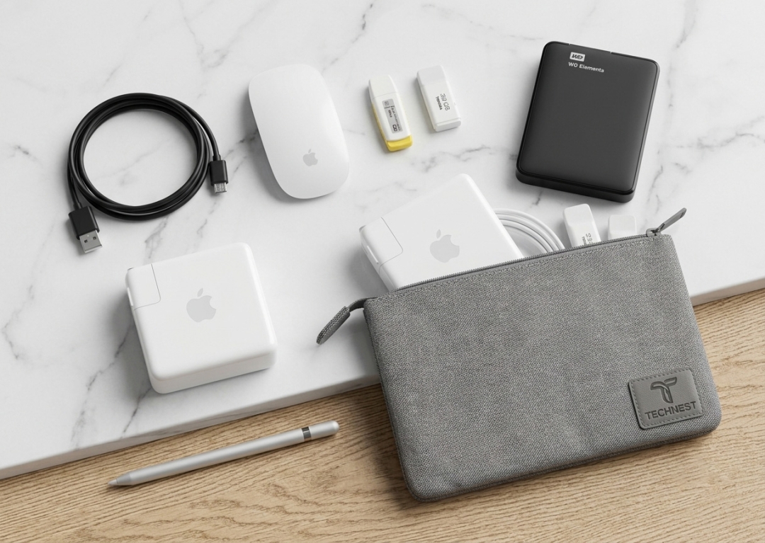 Compact Gadget Organiser Pouch