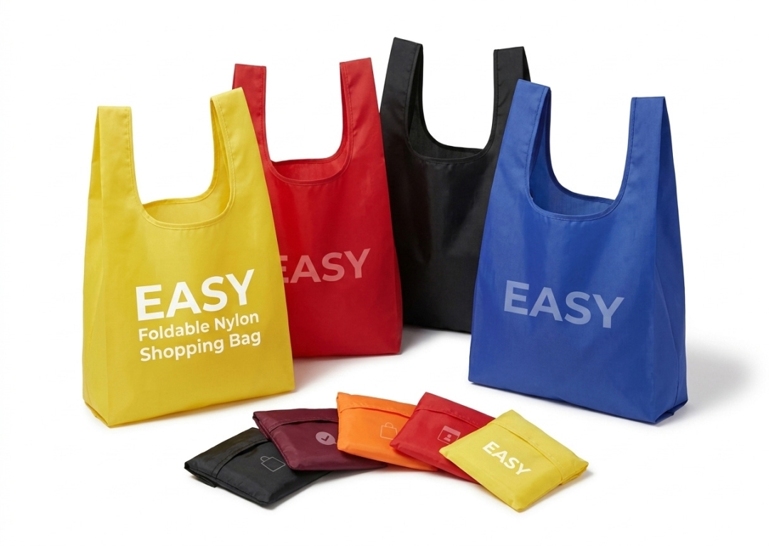 EASY Foldable Nylon Shopping Bag