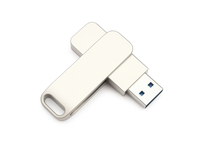 Flipper Metallic USB Thumb Drive